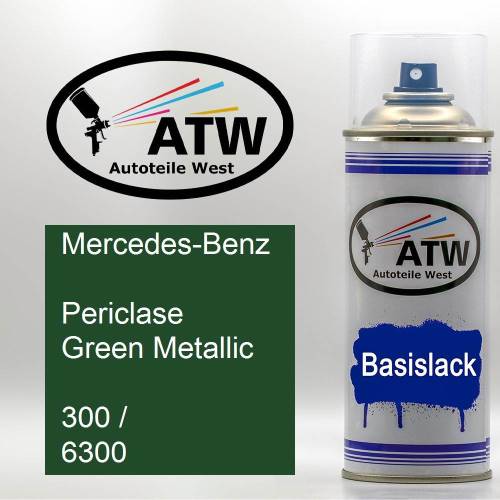 Mercedes-Benz, Periclase Green Metallic, 300 / 6300: 400ml Sprühdose, von ATW Autoteile West.